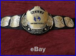 Championship Wrestling Belt Winged Eagle Belt In 4mm Zinc & 24kt Gold Plated