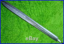 Custom Damascus Steel Hunting Knife / Viking Celtic Sword Blank Blade / Dagger