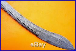 Custom Damascus Steel Hunting Sword /kukri Knife/ Bowie / Jungle Machete /26l