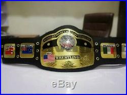 Domed Globe NWA World Heavyweight Wrestling Championship Adult Size 4mm plates
