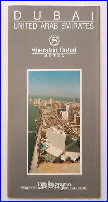 Dubai Sheraton Hotel Itt United Arab Emirates Brochure Travel Vintage 1991