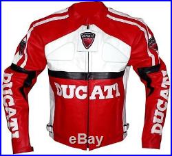 Ducati Motorcycle Motorbike Racing Leather Jacket Customization available