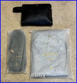 Emirates First Class Amenity Kit+Pajama+Slippers+ Canvas Tote Bag NEW