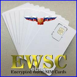 Encrypted SIM Cards, 3 Months Unlimited World Calls