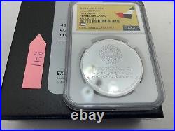 Expo 2020 Dubai Official Silver Coin 50 Dirhams NGC Grade PF69