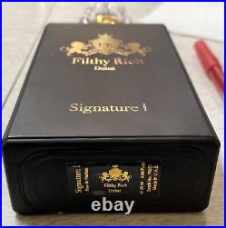 Filthy Rich Dubai Signature I EDP Spray For Men 120ml 4 fl. Oz. EUC FULL BOTTLE