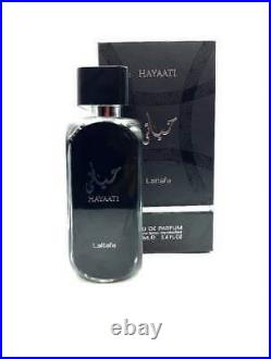 Fragrance World Hayaati black by Lattafa E. D. E 100ml Free Shipping ORIGINAL