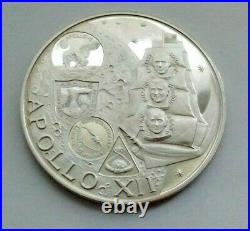 Fujairah 1969 UAE 10 Riyals Apollo XII Silver 1000 Fine 15K Mintage Rare Proof