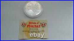 Fujairah 1969 UAE 10 Riyals Apollo XII Silver 1000 Fine 15K Mintage Rare Proof