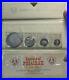 Fujairah 4 Silver coins 1970 Proof set with origin wallet+coa