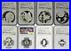 Fujairah UAE 1389//1970 Silver Proof Set 7 Coins graded by NGC PF67-69