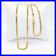 GENUINE 22K Solid Gold Box Chain Necklace 20.25 Thickness 2.75mm Hallmarked 916