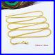 GENUINE 22K Solid Gold Chain Necklace Franco 24 Lobster Claw Clasp Hallmark 916