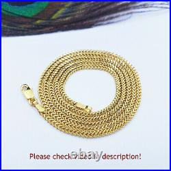 GENUINE 22K Solid Gold Franco Chain Necklace 20 Thickness 1.8mm Hallmarked 916