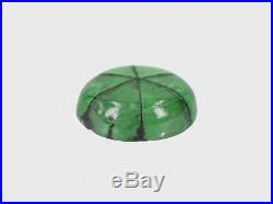 GIA Certified COLOMBIA Trapiche Emerald 4.20 Cts Natural Intense Green Oval