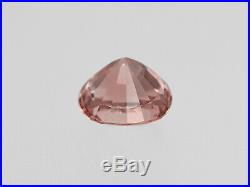 GIA Certified MADAGASCAR Padparadscha Sapphire 1.14 Cts Natural Untreated Round