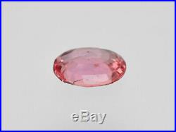 GIA Certified MADAGASCAR Padparadscha Sapphire 1.95 Cts Natural Untreated Oval