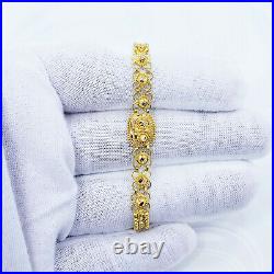GOLDSHINE 22K Solid Gold Bracelet Girl 5-6 Genuine Hallmarked 916 Handcrafted