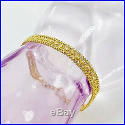 GOLDSHINE 22K Solid Gold Women Bracelet 6.5-7 Genuine Hallmark 916 Handcrafted