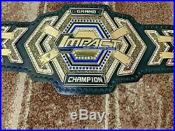 GRAND IMPACT Wrestling Championship Belt. Adult Size. (2mm plates)