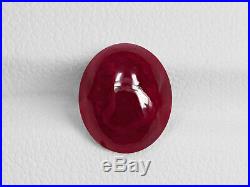 GRS Certified KASHMIR Ruby 5.04 Cts Natural Untreated Pigeon Blood Red Oval