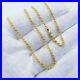 Genuine 22K Gold Rope Chain Necklace Choker 16 Hollow 1.75mm Thick Hallmark 916