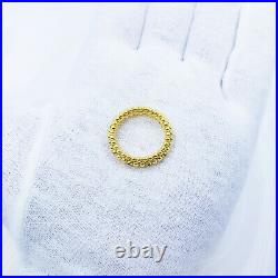 Genuine 22K Solid Gold Meenakari Ring US 6.75 Female Hallmarked 916 Handcrafted