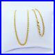 Genuine 22K Yellow Gold Rope Chain Necklace 20.25 Hollow 1.75mm Hallmarked 916