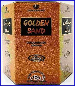 Golden Sand Perfume Oil 6ml Roll On Perfume by Al-Rehab Crown Perfumes(Box of 6)