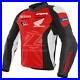 HONDA CBR Motorcycle Racing Leather Jacket Red and Black for men, Women All size