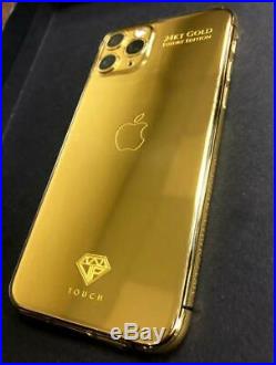IPhone 11 Pro Max 256GB, Single Sim / 24kt Gold Luxury Edition