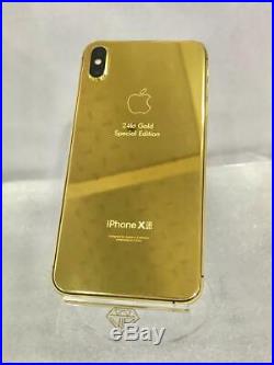 IPhone XS Max 256GB 24kt Gold Special Ediiton (Single Sim) Space Gray