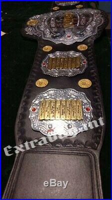 IWGP JR Heavyweight Championship Belt Adult Size Thick Brass 2MM Dual Plates