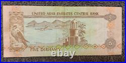 Lot of 5 United Arab Emirates Central Bank Note's Uncirculated 2000's