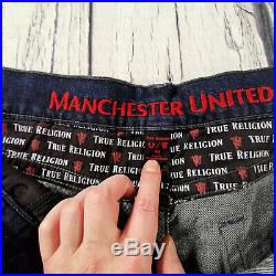 Men's True Religion x Manchester United Jeans 42 x 34 (Tag 40) Geno Slim LegBNWT