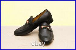 Mens Handmade Shoes Black Leather Formal Dress Casual Wear Boots
