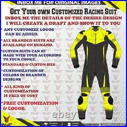 Motorcycle Suit Motorbike Riding Leather Racing Drag Street Custom Design Suit