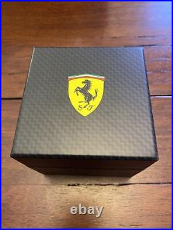 NEW AUTHENTIC SCUDERIA FERRARI United Arab Emirates BLACK SILICONE MEN'S WATCH