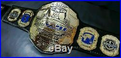 NEW TNA IMPACT WORLD CHAMPIONSHIP CHROME LEATHER Replica BELT