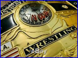 NWA World Heavyweight Wrestling Champion Belt 4mm Zinc Plates