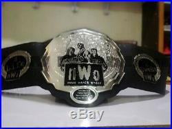 NWO New World Order Wrestling Championship Adult Size Belt 2mm Plates