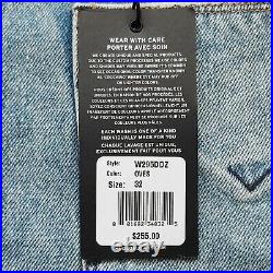 New HUDSON Jeans Women's 32 Blue Overshadow JESSI Ripped Relaxed Boyfriend nwt