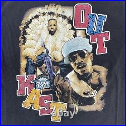 Outkast Andre 3000 Big Boi Speakerboxxx Vintage 2003 Black Rap Shirt Mens XL