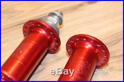 Paul Component Engineering WORD Single Speed MTB Hubs 32 Hole 100 / 135 Red Ano