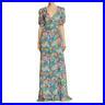 Perseverance London Womens Floral Short Sleeves Maxi Wrap Dress BHFO 9640