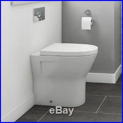 RAK Resort Standard Rimless WC Back To Wall Toilet Pan Including Soft Close Seat