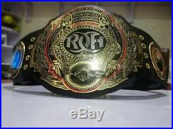 ROH World Heavyweight Wrestling Champion Belt Adult 2mm Brass plate