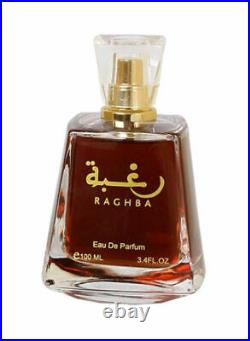 Raghba Eau De Parfum By Lattafa Spray 100 ml 3.4 oz Unisex Original Free Shippin
