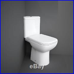 Rak Origin Corner Close Coupled Toilet Space Saving WC Set + RAK Soft Close Seat