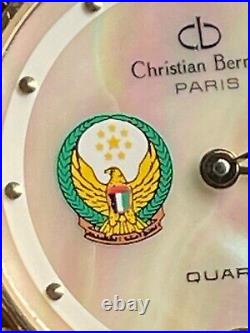Rare Christian Bernard Paris Uae United Arab Emirates Armed Forces Royal Gift